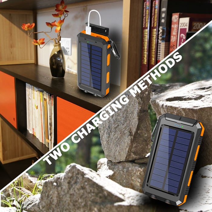 Portable Fast Charging Solar Power Bank