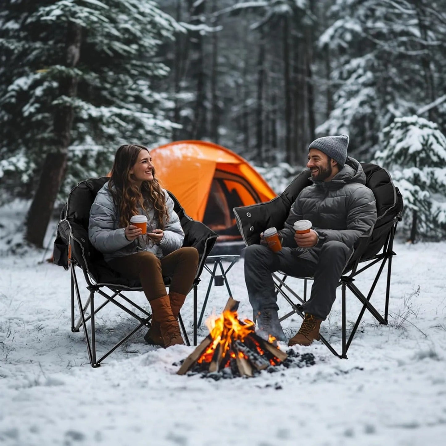 Oversized Heated Camping Chair