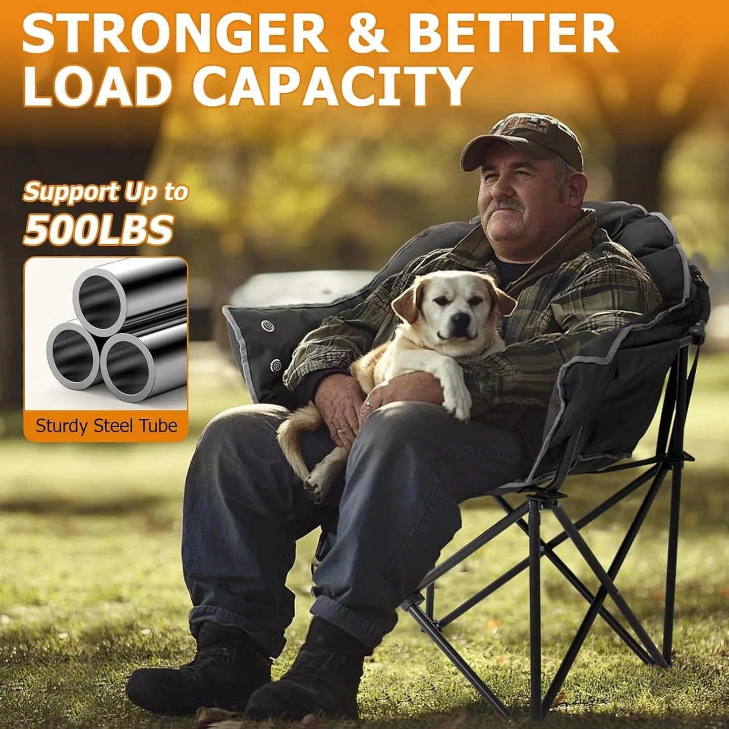 Oversized Heated Camping Chair