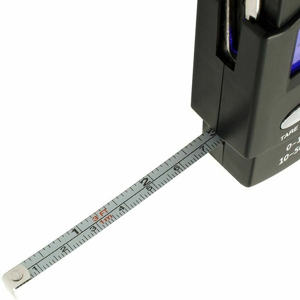 Portable 110lb/50kg Hanging Scale Digital Scale BackLight Electronic Fishing Travel Pocket Scale Luggage Scales Weights Tool